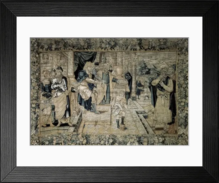 Framed Print : Moses playing with the crown of the pharaoh (16th Framed Print : Moses playing with the crown of the pharaoh (16th