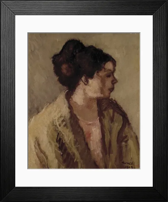 Framed Print : NONELL i MONTURIOL, Isidre (1873-1911). Lola Framed Print : NONELL i MONTURIOL, Isidre (1873-1911). Lola