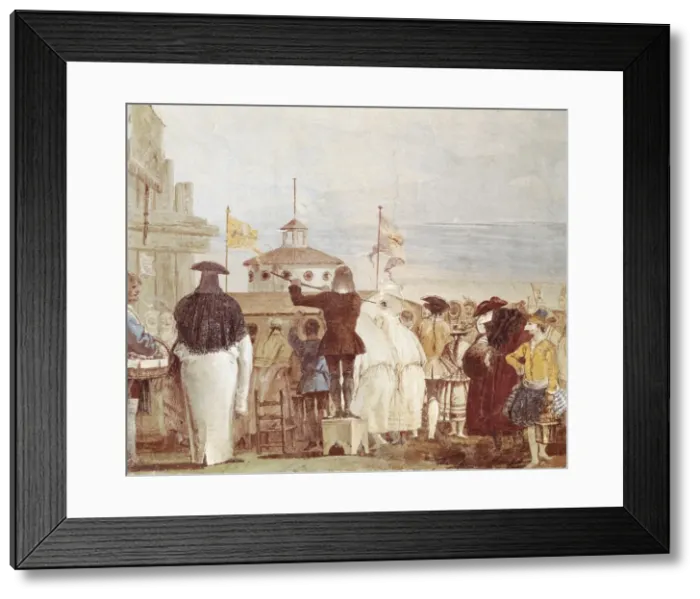Framed Print : The New World. 1757. ITALY. Vicenza. Villa Valmarana Framed Print : The New World. 1757. ITALY. Vicenza. Villa Valmarana