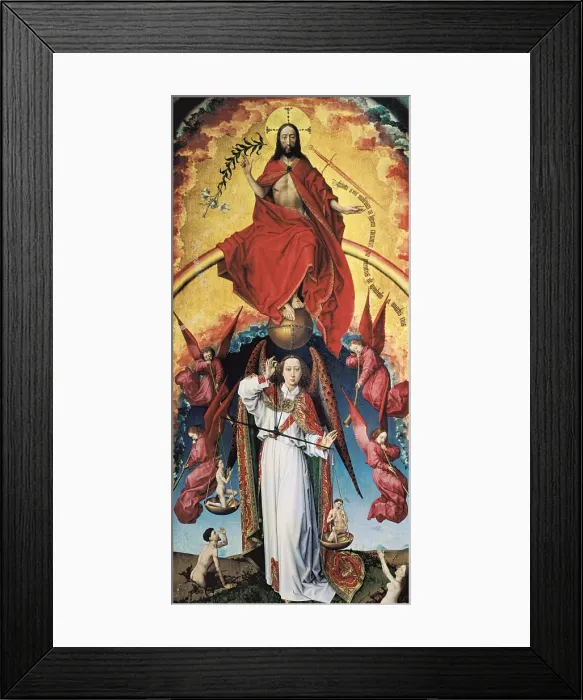 Framed Print : WEYDEN, Rogier van der (1400-1464). The Last Framed Print : WEYDEN, Rogier van der (1400-1464). The Last
