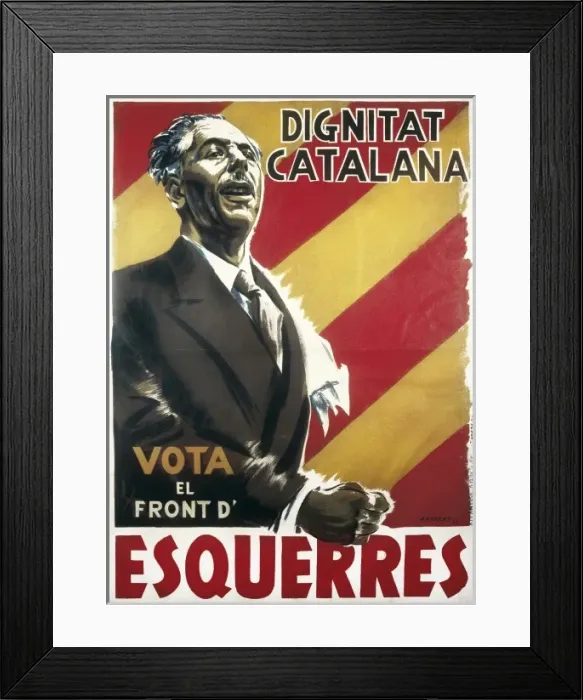 Framed Print : Spain. Second Republic (1931-1936). Dignitat Framed Print : Spain. Second Republic (1931-1936). Dignitat