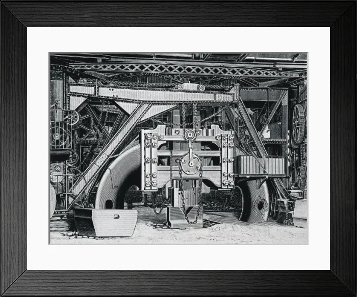 Framed Print : GERMANY. Essen. Alemania (c. 1840). Industrial Framed Print : GERMANY. Essen. Alemania (c. 1840). Industrial