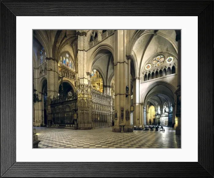 Framed Print : Cathedral of Toledo. 13th-15th c. SPAIN. Toledo Framed Print : Cathedral of Toledo. 13th-15th c. SPAIN. Toledo