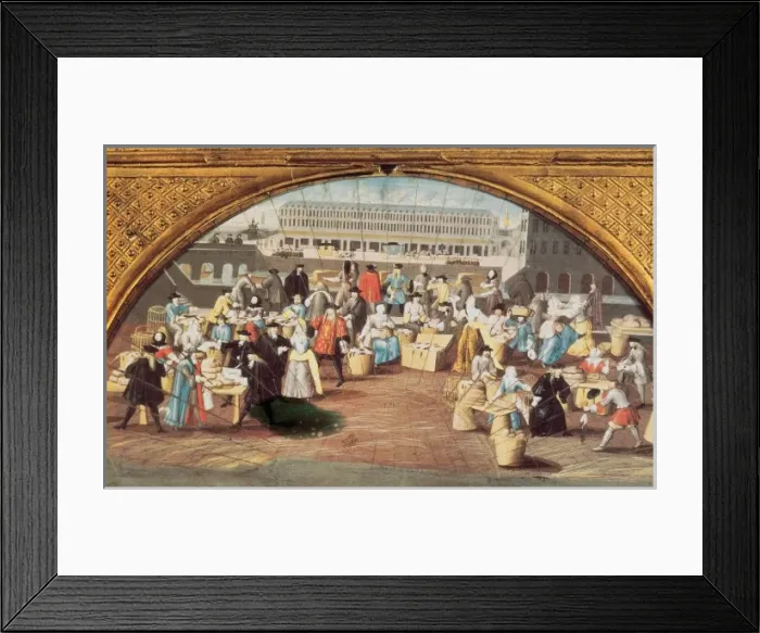 Framed Print : Bread and Poultry Market at Quai des Grands Augustins Framed Print : Bread and Poultry Market at Quai des Grands Augustins