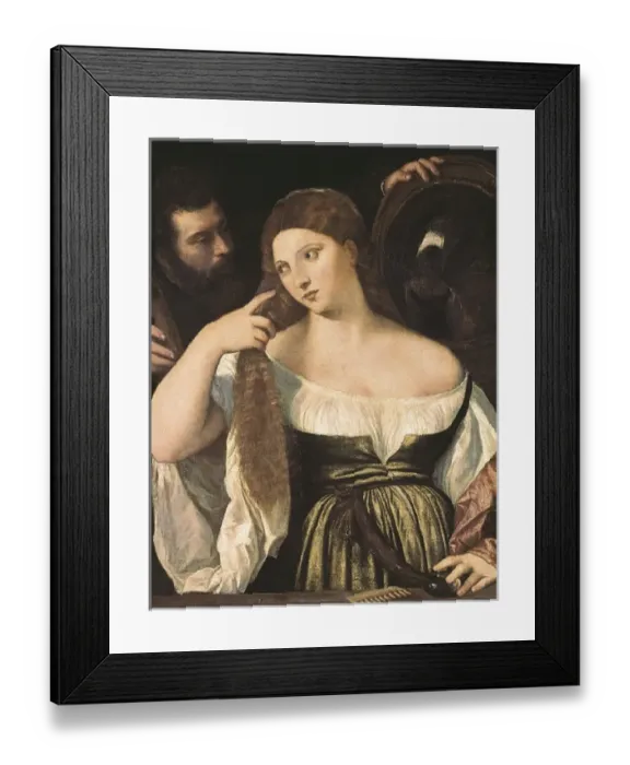 Framed Print : TTITIA, Tiziano Vecello, also called (1490-1576) Framed Print : TTITIA, Tiziano Vecello, also called (1490-1576)
