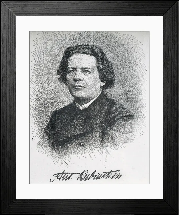 Framed Print : RUBINSTEIN, Anton Grigoryevich (1829-1894). Russian Framed Print : RUBINSTEIN, Anton Grigoryevich (1829-1894). Russian