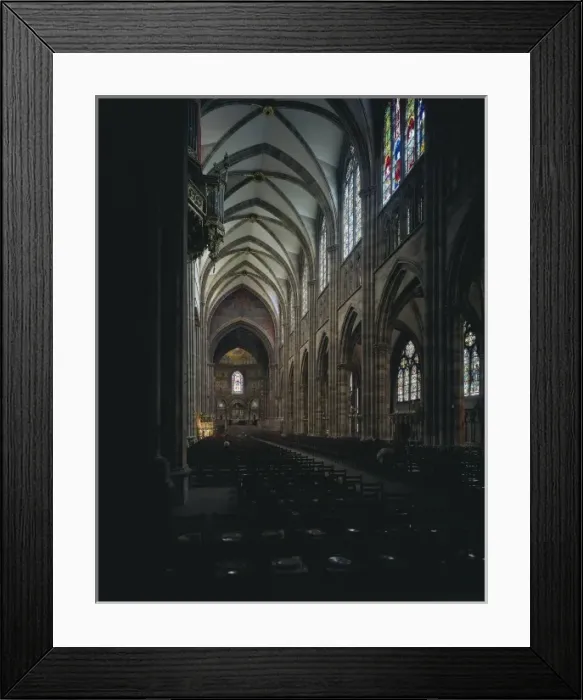 Framed Print : Notre-Dame Cathedral of Chartres. 1194-1290 Framed Print : Notre-Dame Cathedral of Chartres. 1194-1290