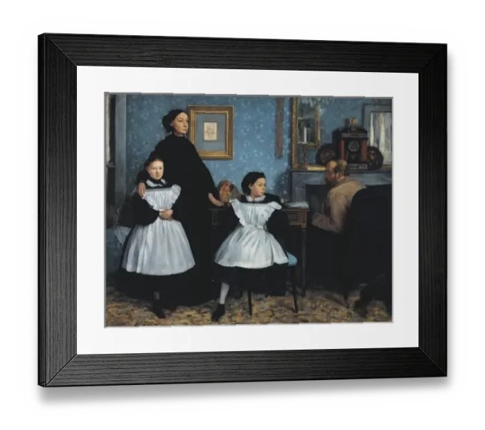 Framed Print : DEGAS, Edgar (1834-1917). The Bellelli Family Framed Print : DEGAS, Edgar (1834-1917). The Bellelli Family