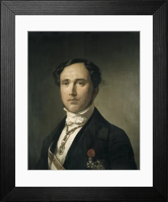 Framed Print : DONOSO CORTɓ, Juan (1809-1853). Spanish writer Framed Print : DONOSO CORTɓ, Juan (1809-1853). Spanish writer
