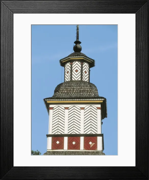 Framed Print : FINLAND. WESTERN FINLAND. Pet䪤vesi. Bell tower Framed Print : FINLAND. WESTERN FINLAND. Pet䪤vesi. Bell tower