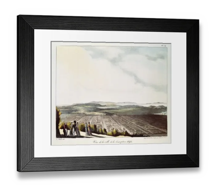 Framed Print : Chile (19th c. ). ConcepciLitography Framed Print : Chile (19th c. ). ConcepciLitography