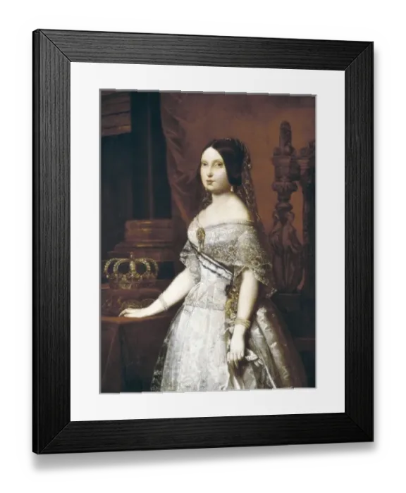 Framed Print : HERNANDEZ AMORES, Germᮠ(1823-1894). Portrait Framed Print : HERNANDEZ AMORES, Germᮠ(1823-1894). Portrait