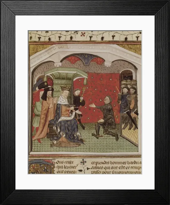 Framed Print : GUESCLIN, Bertrand du (1315-1380). French general Framed Print : GUESCLIN, Bertrand du (1315-1380). French general