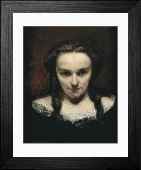 Framed Print : COURBET, Gustave (1819-1877). The Clairvoyant Framed Print : COURBET, Gustave (1819-1877). The Clairvoyant