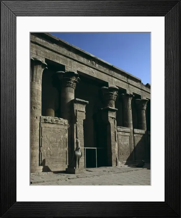 Framed Print : Temple of Horus. EGYPT. QUENA. Edfu. Temple of Framed Print : Temple of Horus. EGYPT. QUENA. Edfu. Temple of