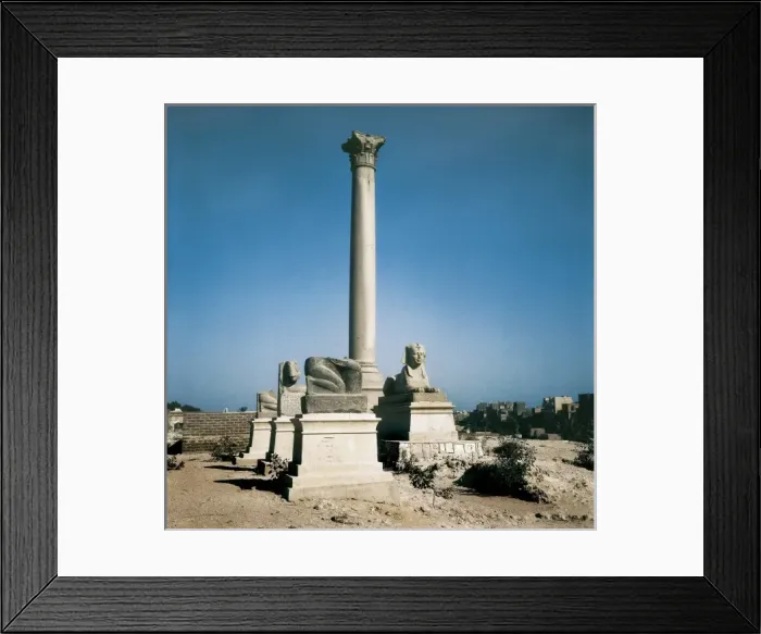 Framed Print : EGYPT. ALEXANDRIA. Alexandria. Pompeys column Framed Print : EGYPT. ALEXANDRIA. Alexandria. Pompeys column