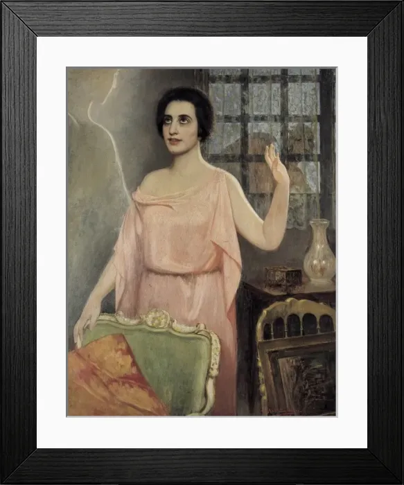 Framed Print : XIRGU, Margarita (1888-1969). La Xirgu en Cristalina Framed Print : XIRGU, Margarita (1888-1969). La Xirgu en Cristalina