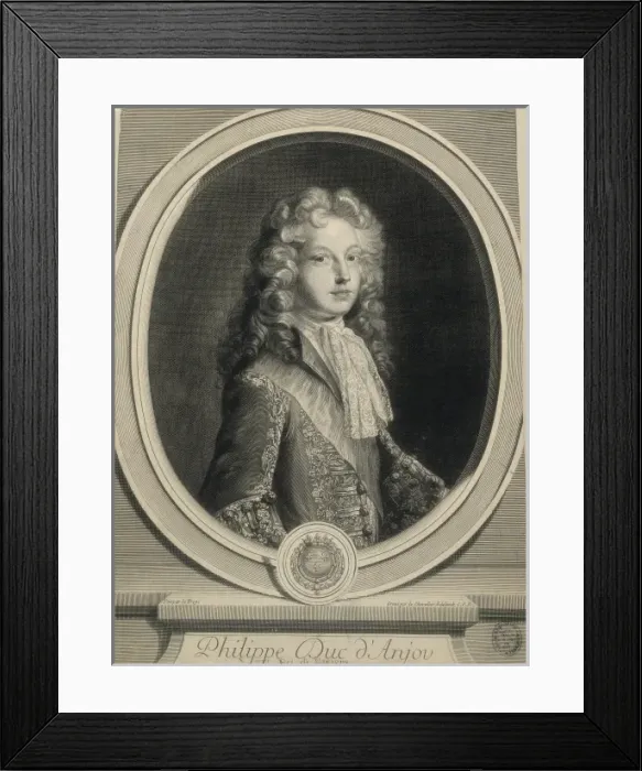 Framed Print : PHILIP V of Spain (1683-1746). King of Spain Framed Print : PHILIP V of Spain (1683-1746). King of Spain