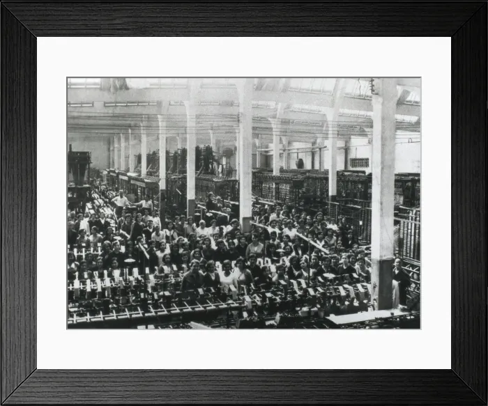 Framed Print : Factory Benet Campabadal (beginning of 20th c. ) Framed Print : Factory Benet Campabadal (beginning of 20th c. )