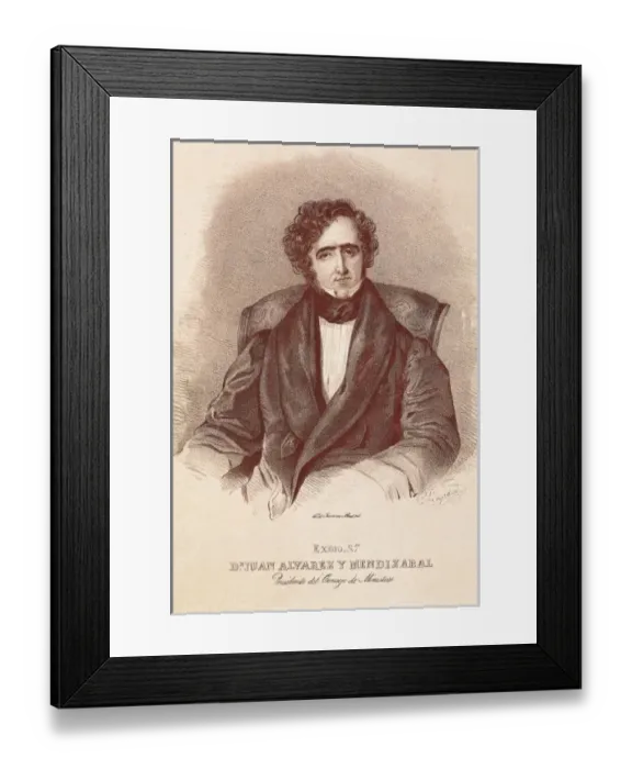 Framed Print : MENDIZABAL, Juan Alvarez Mendez, also called Framed Print : MENDIZABAL, Juan Alvarez Mendez, also called