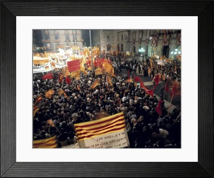 Framed Print : SPAIN. Barcelona. Spain. Transition to Democracy Framed Print : SPAIN. Barcelona. Spain. Transition to Democracy