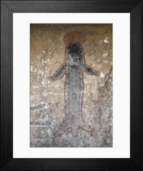 Framed Print : AUSTRALIA. NORTHERN TERRITORY. Ayers Rock. Paleolithic Framed Print : AUSTRALIA. NORTHERN TERRITORY. Ayers Rock. Paleolithic