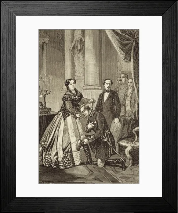 Framed Print : Spain (1859). War of Africa. Lepoldo O Donnell Framed Print : Spain (1859). War of Africa. Lepoldo O Donnell