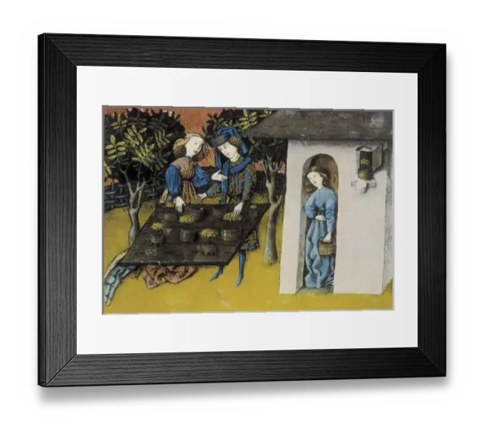 Framed Print : THOMAS of Cantimpr頨1201-1276). Codex Granatensis Framed Print : THOMAS of Cantimpr頨1201-1276). Codex Granatensis