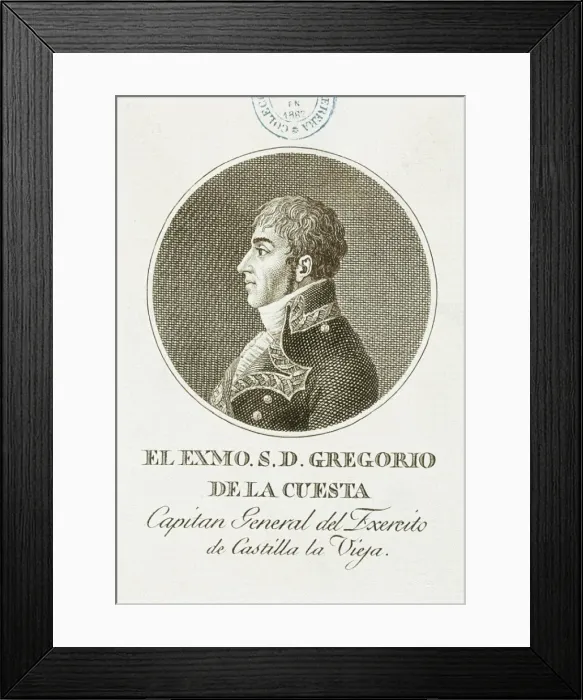 Framed Print : GARCIA DE LA CUESTA, Gregorio (1741-1811). Spanish Framed Print : GARCIA DE LA CUESTA, Gregorio (1741-1811). Spanish