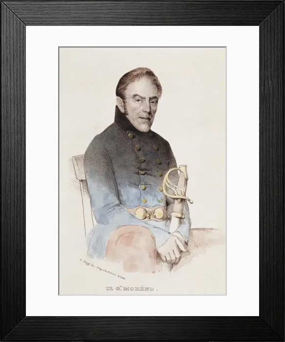 Framed Print : MORENO GONZALEZ, Vicente (19th century). Spanish Framed Print : MORENO GONZALEZ, Vicente (19th century). Spanish