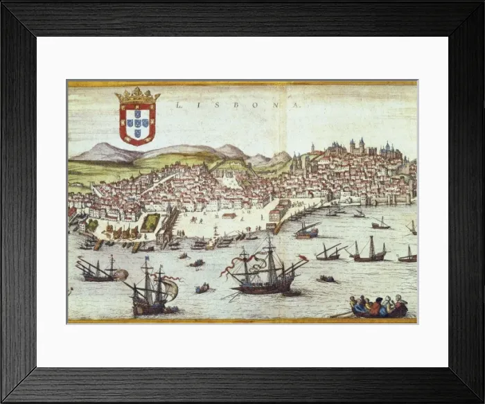Framed Print : ORTELIUS, Abraham (1527-1598); BRAUN, George Framed Print : ORTELIUS, Abraham (1527-1598); BRAUN, George