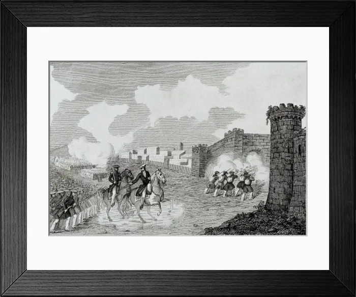 Framed Print : Spain. First Carlist War. Attack of Victoria Framed Print : Spain. First Carlist War. Attack of Victoria