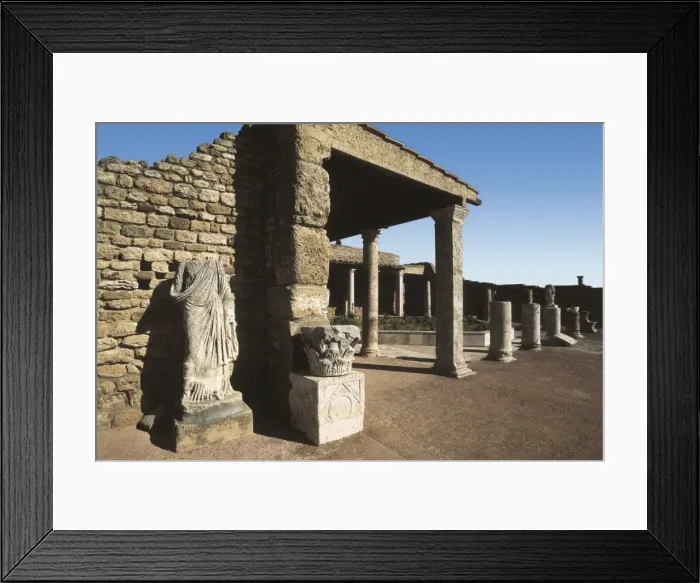 Framed Print : TUNISIA. TUNIS. Carthage. House of Horses Framed Print : TUNISIA. TUNIS. Carthage. House of Horses