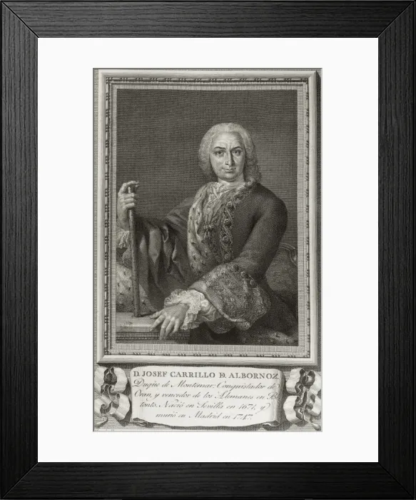Framed Print : CARRILLO DE ALBORNOZ Y MONTIEL, Jos頨1671-1747) Framed Print : CARRILLO DE ALBORNOZ Y MONTIEL, Jos頨1671-1747)