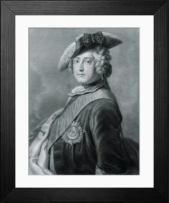 Framed Print : FREDERICK II the Geat (1712-1786). King of Framed Print : FREDERICK II the Geat (1712-1786). King of