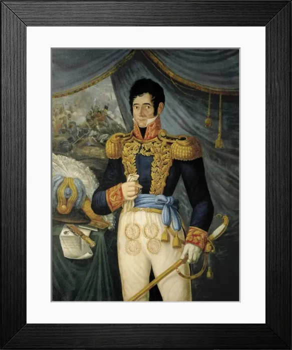 Framed Print : RONDEAU, Jose (1773-1844). Argentine general Framed Print : RONDEAU, Jose (1773-1844). Argentine general