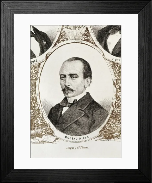 Framed Print : MORENO NIETO, Jos頨1825-1882). Spanish liberal Framed Print : MORENO NIETO, Jos頨1825-1882). Spanish liberal