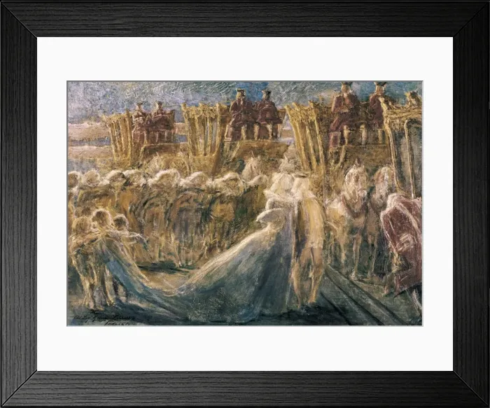 Framed Print : The Sun King. 1890s. Oil on canvas. ITALY. Rome Framed Print : The Sun King. 1890s. Oil on canvas. ITALY. Rome