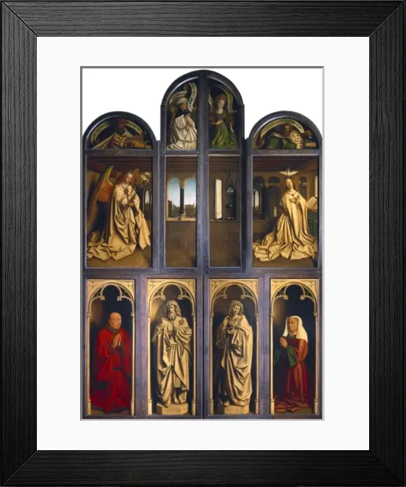 Framed Print : EYCK, Jan van (1390-1441); EYCK, Hubert van (1370-1426) Framed Print : EYCK, Jan van (1390-1441); EYCK, Hubert van (1370-1426)