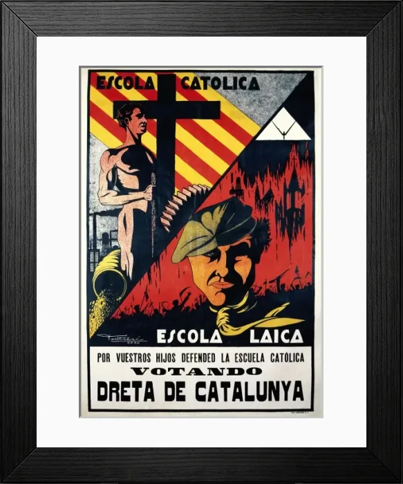 Framed Print : Spain. Second Republic (1936-1939). Poster of Framed Print : Spain. Second Republic (1936-1939). Poster of