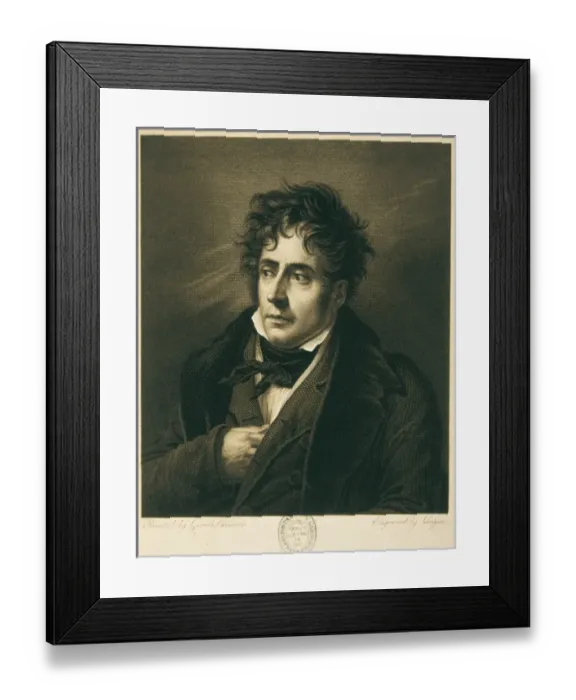 Framed Print : CHATEAUBRIAND, Francois-Auguste-Rene, Viscount Framed Print : CHATEAUBRIAND, Francois-Auguste-Rene, Viscount