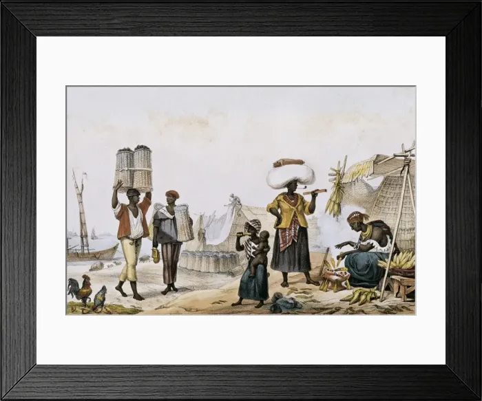 Framed Print : DEBRET, Jean Baptiste (1768-1848). A Colourful Framed Print : DEBRET, Jean Baptiste (1768-1848). A Colourful