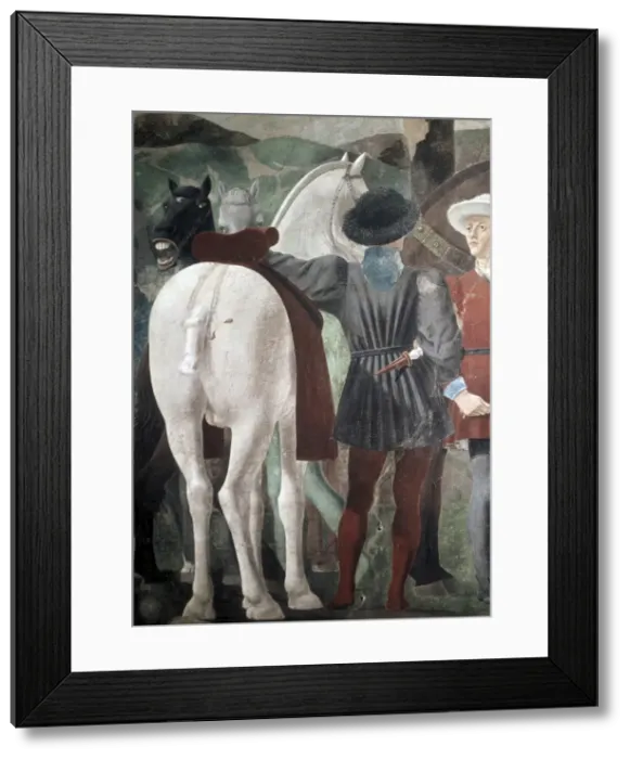 Framed Print : PIERO DELLA FRANCESCA (1416-1492). Adoration Framed Print : PIERO DELLA FRANCESCA (1416-1492). Adoration