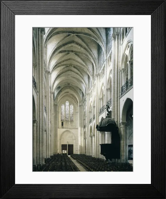 Framed Print : Notre-Dame Cathedral of Noyon. 1145-1235. FRANCE Framed Print : Notre-Dame Cathedral of Noyon. 1145-1235. FRANCE