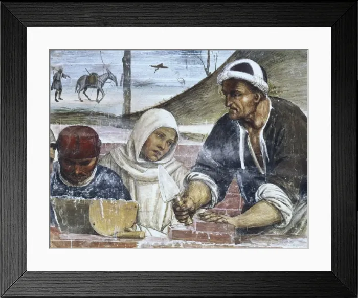Framed Print : SIGNORELLI, Luca (1445-1523). The Life of St Framed Print : SIGNORELLI, Luca (1445-1523). The Life of St