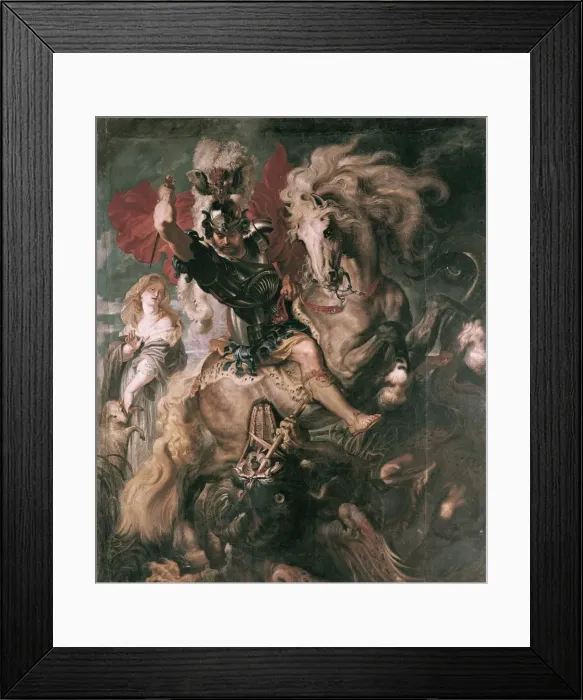 Framed Print : RUBENS, Peter Paul (1577-1640). The Combat Between Framed Print : RUBENS, Peter Paul (1577-1640). The Combat Between