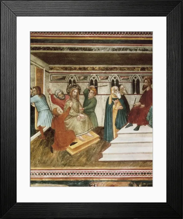 Framed Print : BASSA, Ferrer (1290-1348). Frescoes of the Chapel Framed Print : BASSA, Ferrer (1290-1348). Frescoes of the Chapel