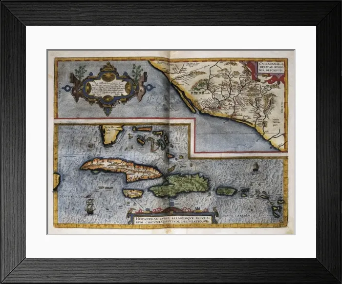 Framed Print : ORTELIUS, Abraham (1527-1598). Theatrum Orbis Framed Print : ORTELIUS, Abraham (1527-1598). Theatrum Orbis