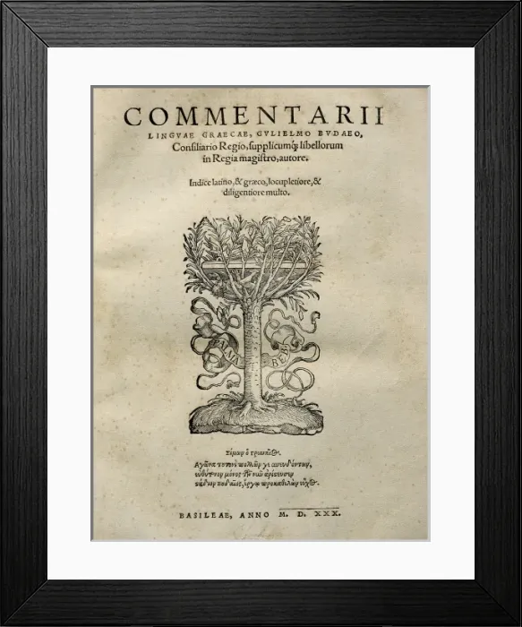 Framed Print : BUDE, Guillaume (1467-1540). French humanist Framed Print : BUDE, Guillaume (1467-1540). French humanist