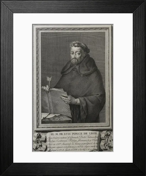 Framed Print : BARCELӎ, Juan (1739-1801). Portrait of Fray Framed Print : BARCELӎ, Juan (1739-1801). Portrait of Fray